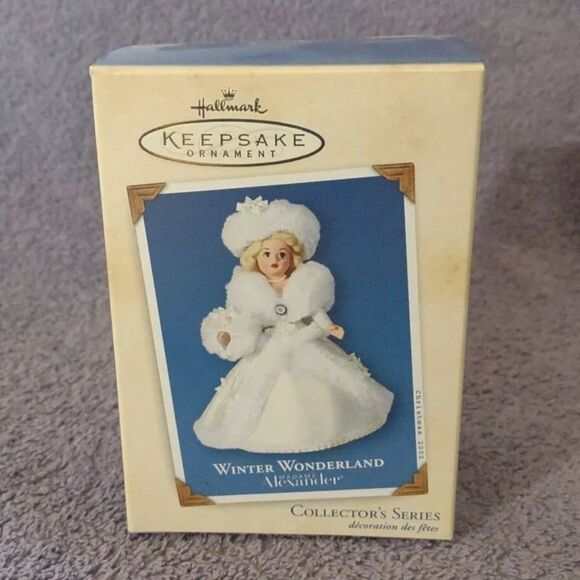 2002 Hallmark Keepsakes Ornament Madame Alexander "Winter Wonderland" - NIB - Picture 1 of 4